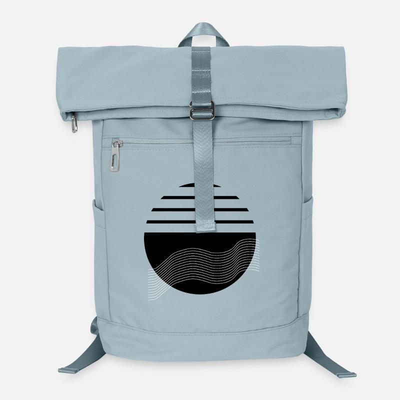 Flowing Lines Night Laptop Backpack