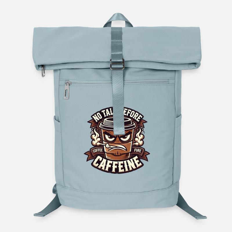 Caffeine, coffee, morning grouch Laptop Backpack