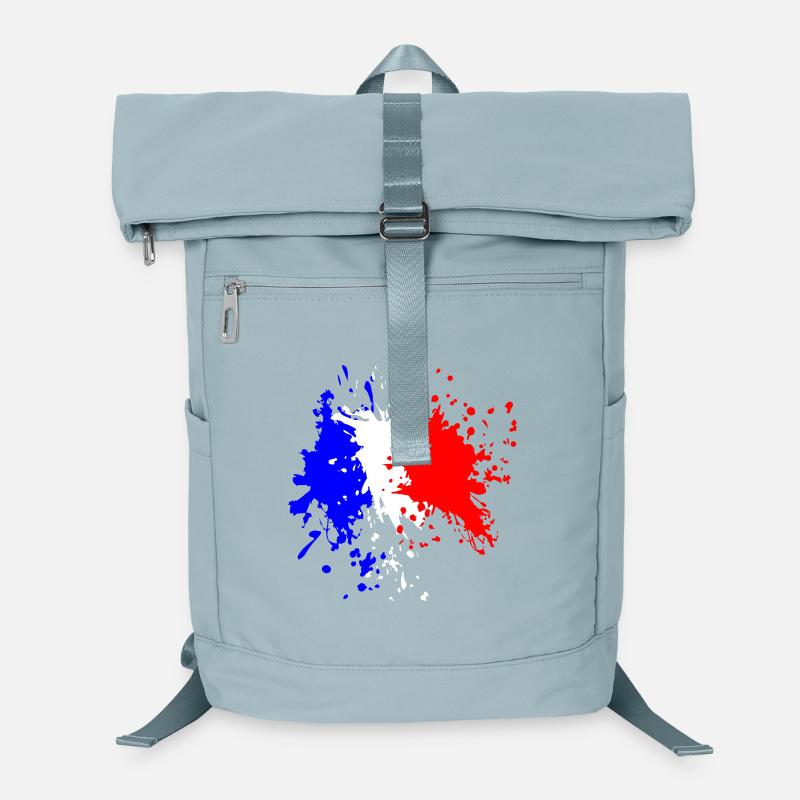 France Flag Splash Laptop Backpack