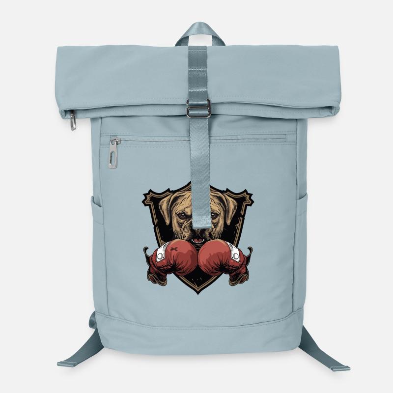 Dog Boxer MMA Laptop Backpack