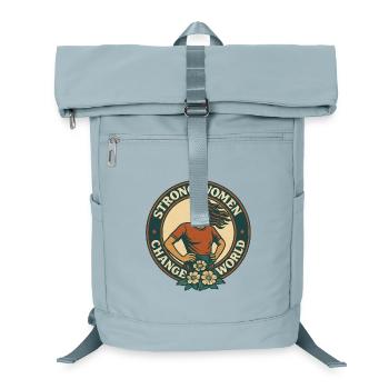 Les femmes fortes changent le monde - Sac à dos ordinateur - bleu glacier - Devant