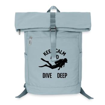 Dive Saying Black - Laptop Backpack - ice blue - Front