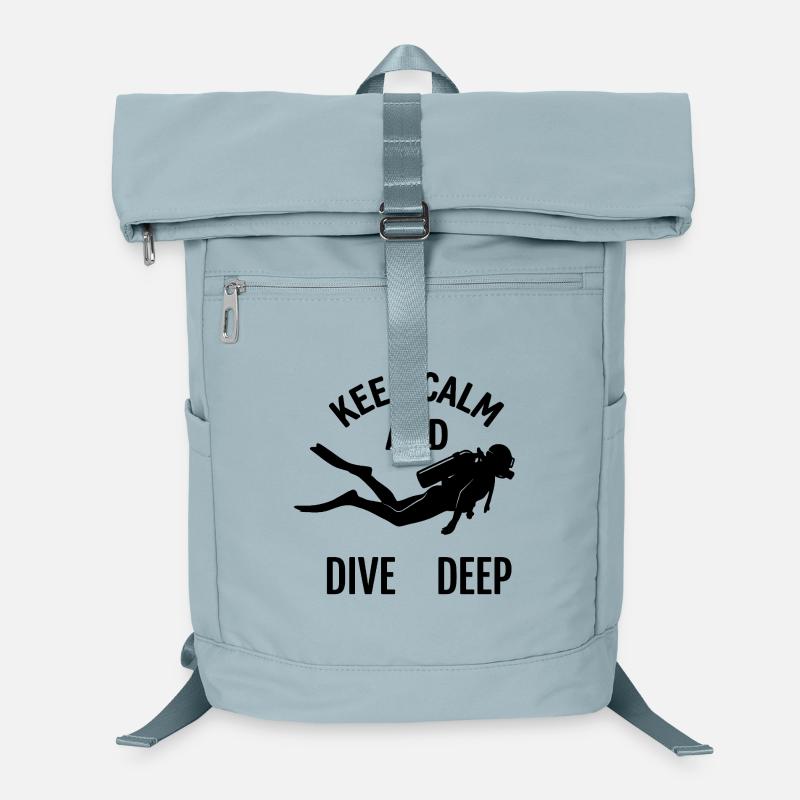 Dive Saying Black Laptop Backpack