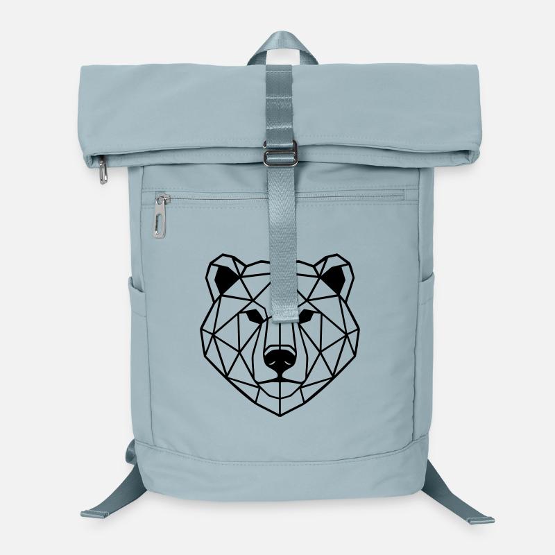 Bear Polygon Laptop Backpack