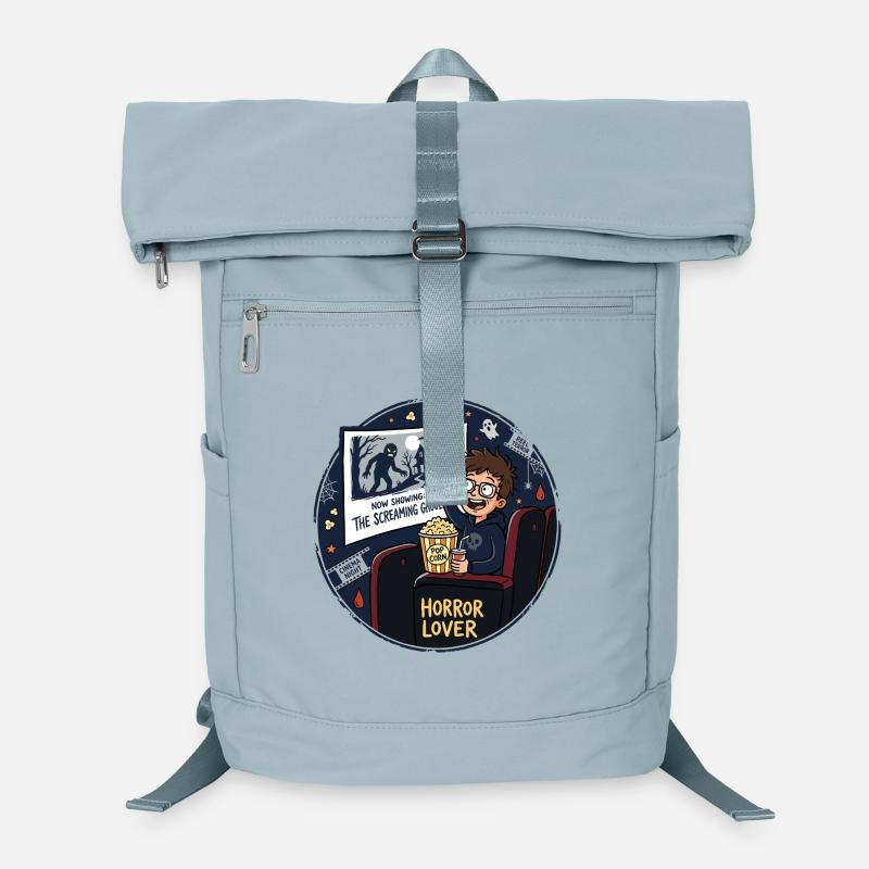 Horror Lover Kino Nacht Design Laptop-Rucksack 