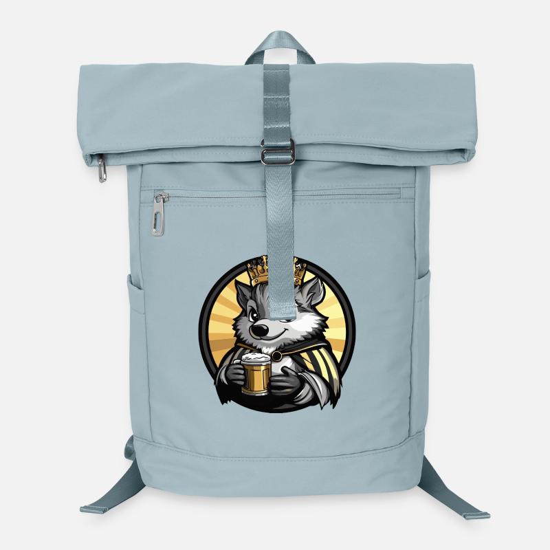 Hedgehog Beer Funny Laptop Backpack