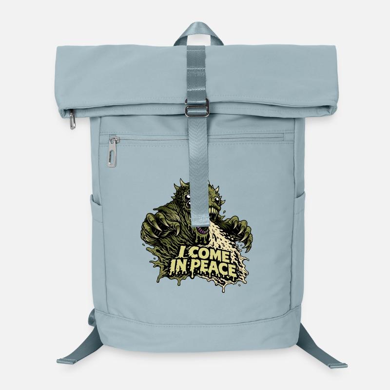 I Come in Peace Alien Monster Shirt Laptop Backpack