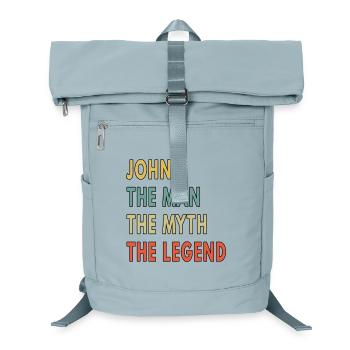 John The Man The Myth The Legend Funny - Laptop Backpack - ice blue - Front