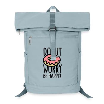 Donut worry, be happy! - Sac à dos ordinateur - bleu glacier - Devant