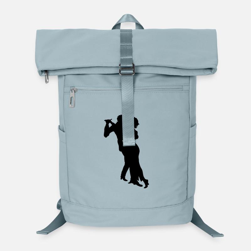 Dancing, dancing couple shadow illustration Laptop Backpack