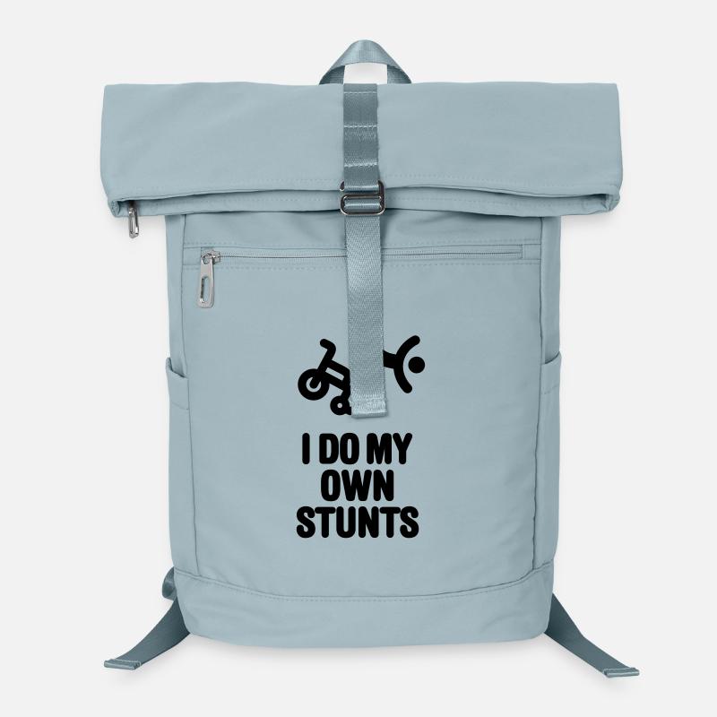 I do my own stunts Rollstuhl Rennen Rennrollstuhl Laptop-Rucksack 