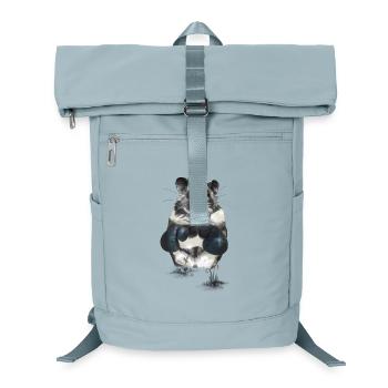 Hamster combatif sur le ring de boxe - Sac à dos ordinateur - bleu glacier - Devant