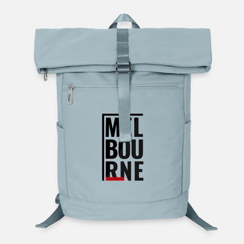 Melbourne Australia Typography Design Laptop Backpack