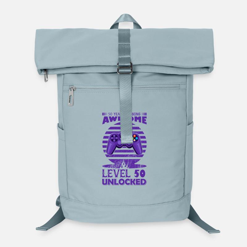 Retro Gaming Controller Motif Laptop Backpack