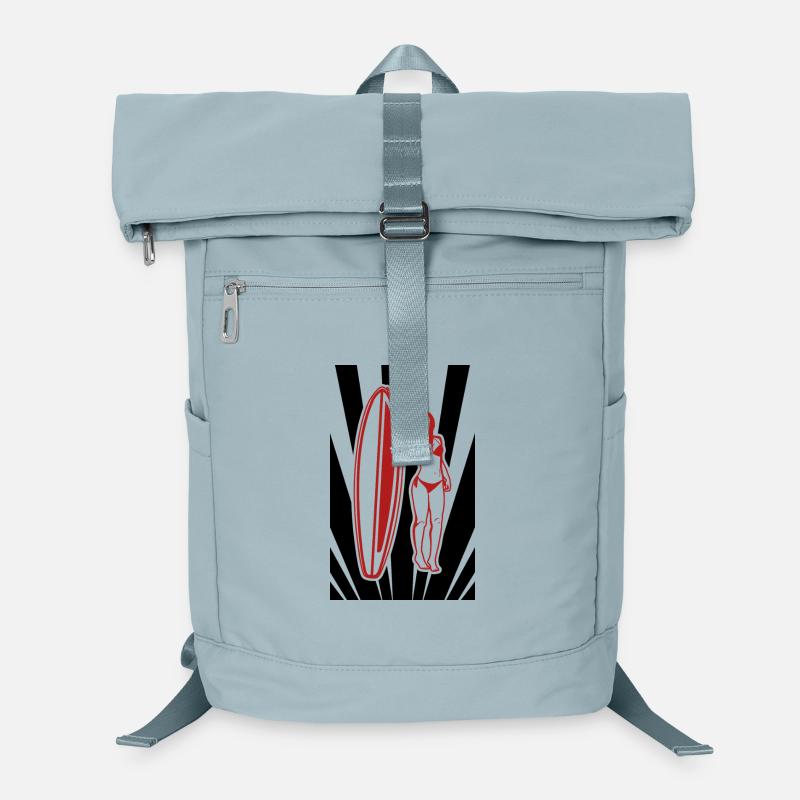 Wave Rider Design Laptop Backpack