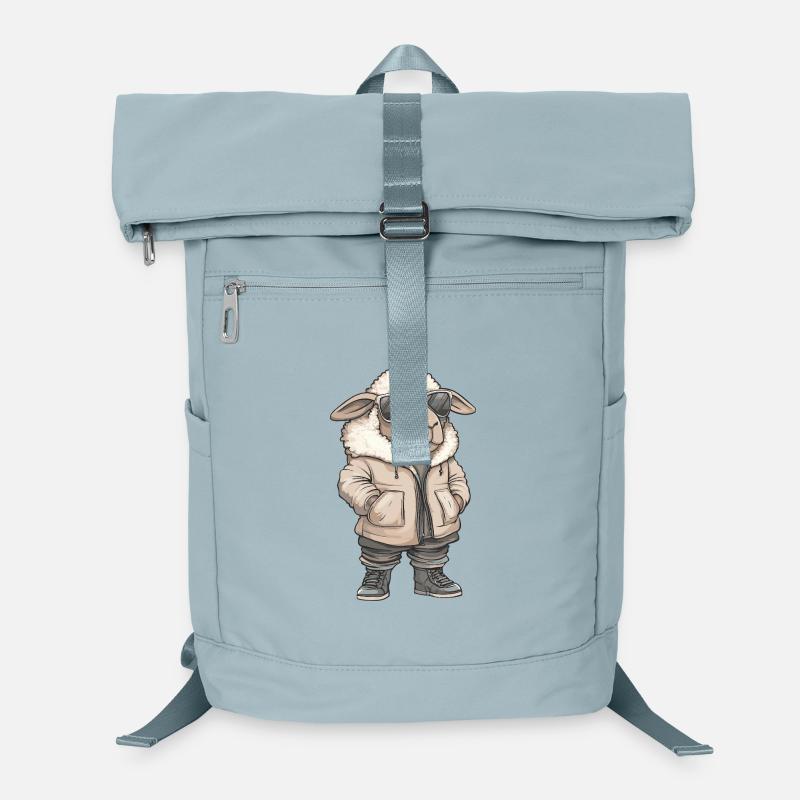 Schaf Cool Winter Laptop-Rucksack 