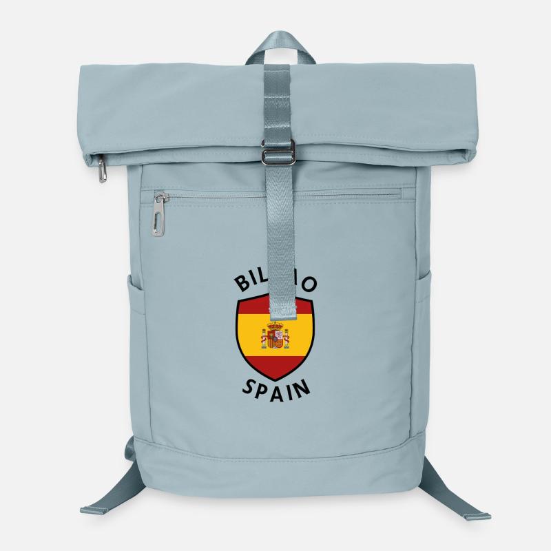 Bilbao Schild Spanien Wappen Abschlag Laptop-Rucksack 
