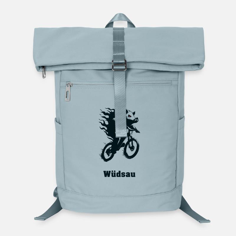 Monture à flammes sur roue Sac à dos ordinateur