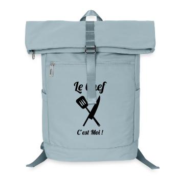 Le chef de cuisine, c’est moi - Sac à dos ordinateur - bleu glacier - Devant