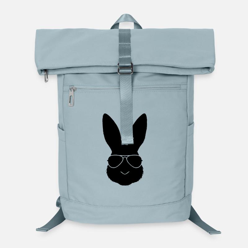Profil cool des lunettes de soleil en forme de lapin Sac à dos ordinateur