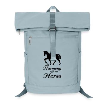 In Harmony with my Horse,Pferd,Tier, Geschenke - Laptop Backpack - ice blue - Front