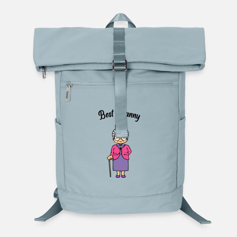 Beste Omi Spruch Sehschwäche Großmutter Brille Oma Laptop-Rucksack 