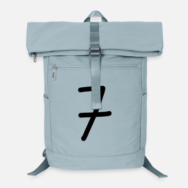 7 Nummer sieben Zahl schwarz Geburtstag Laptop-Rucksack 