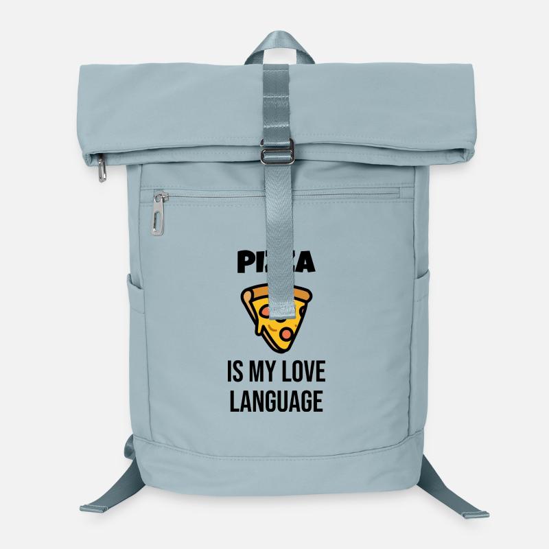 Pizzastück Charakter - Laptop-Rucksack - Eisblau