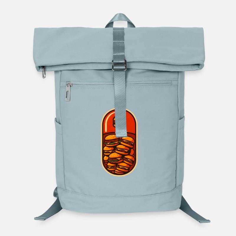 Funny Hamburger Stack Lover Design Laptop Backpack