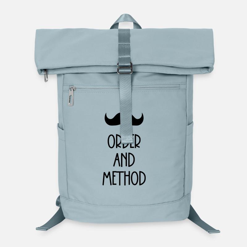 Order and method Poirot mustache Laptop Backpack
