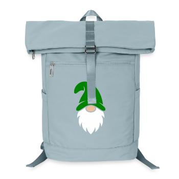 Gartenzwerg mit grünem Hut - Laptop-Rucksack  - Eisblau - Vorne
