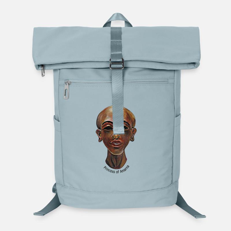 Ancient Egypt Portrait in Earth Tones Laptop Backpack