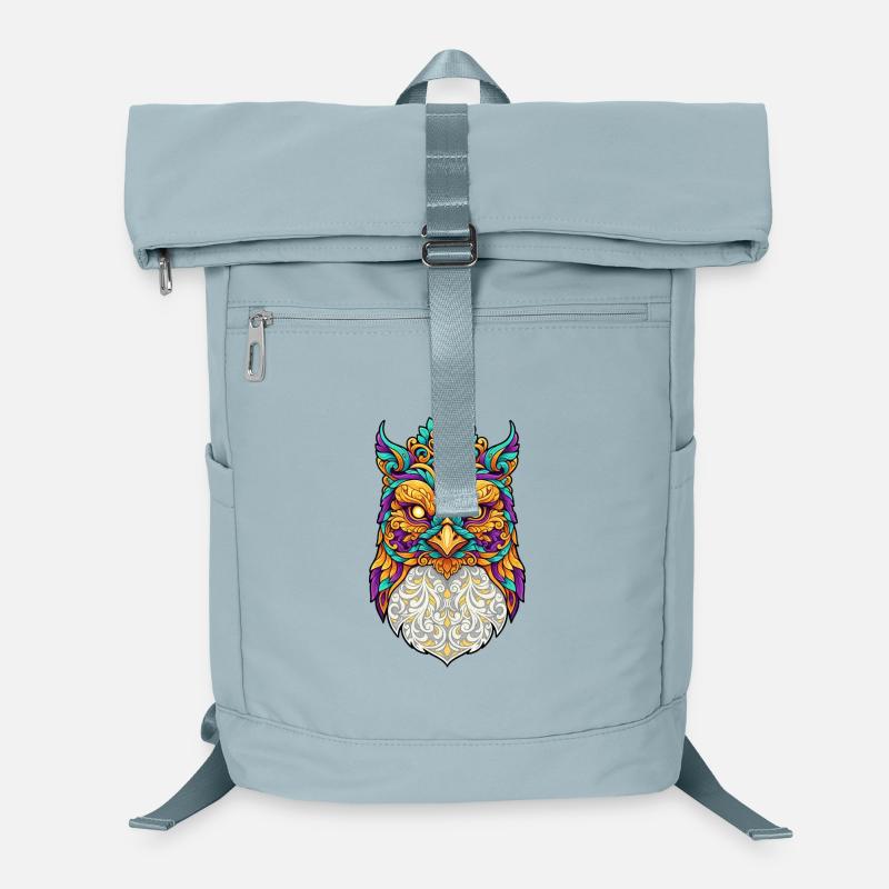 Karneval Eule Verkleidung Fasching Fabeltier Laptop-Rucksack 