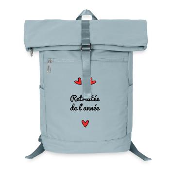 RETRAITEE. RETRAITE. BONNE RETRAITE - Sac à dos ordinateur - bleu glacier - Devant