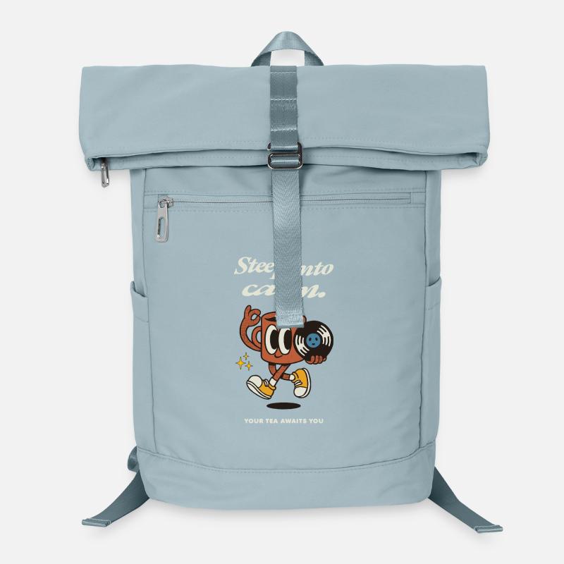 Steep into Calm Tee-Motiv Laptop-Rucksack 