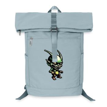 Green Goblin im Retro-Comic-Stil - Laptop-Rucksack  - Eisblau - Vorne
