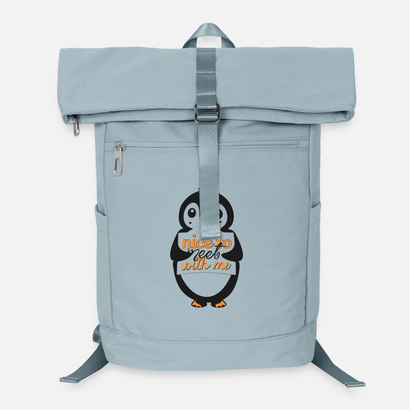 Pingouin avec Sympa de me rencontrer Sac à dos ordinateur