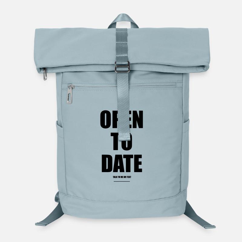 Open To Date – Wear Words Laptop Backpack