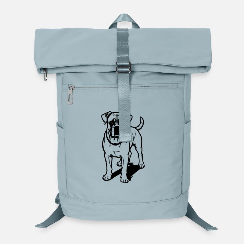 Chien boxer Sac à dos ordinateur