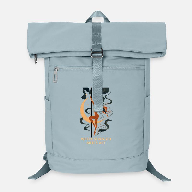 Pole Dance Art: Where Strength Meets Art Laptop Backpack