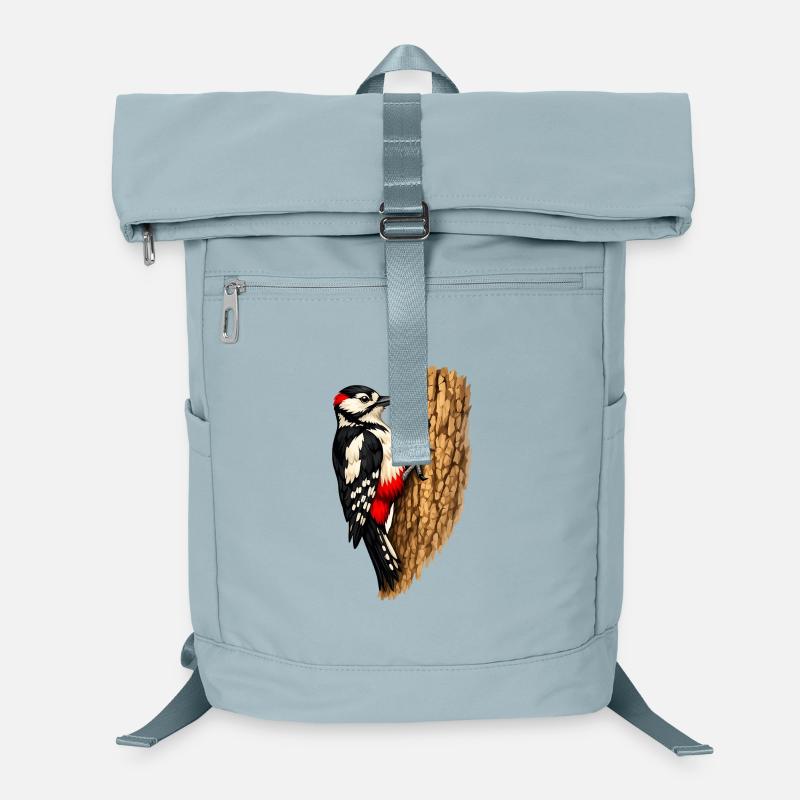 Specht im Baum Laptop-Rucksack 