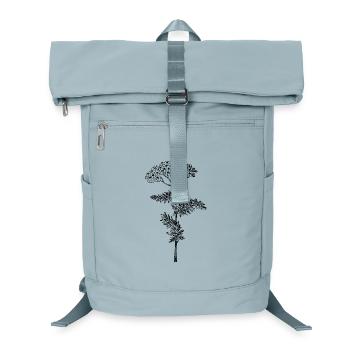 Fleur d’achillée millefeuille - Sac à dos ordinateur - bleu glacier - Devant