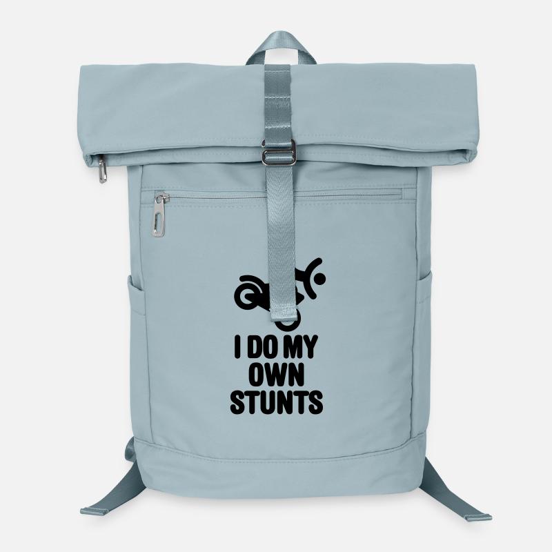 I do my own stunts motorcycle cruiser accident biker Laptop Backpack