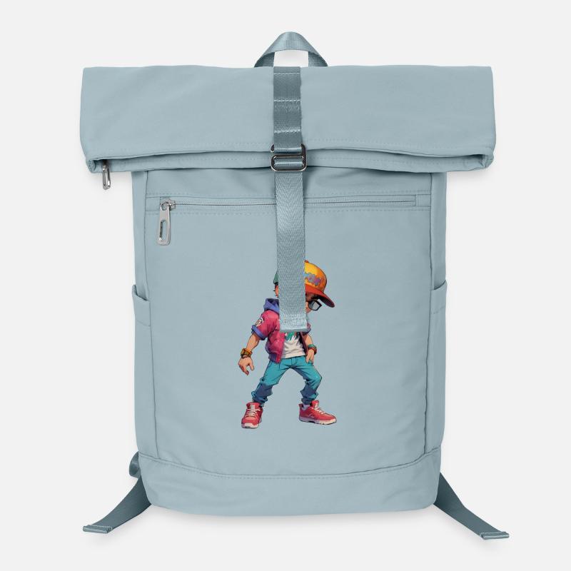 Cooler junger Teenager Laptop-Rucksack 