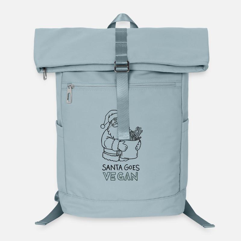 Le Père Noël devient végétalien - Design de Noël amusant Sac à dos ordinateur