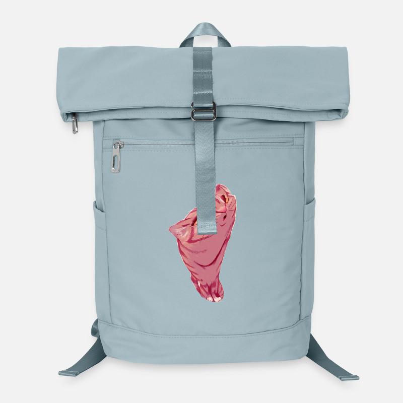 Squishy Pink - Laptop Backpack - ice blue