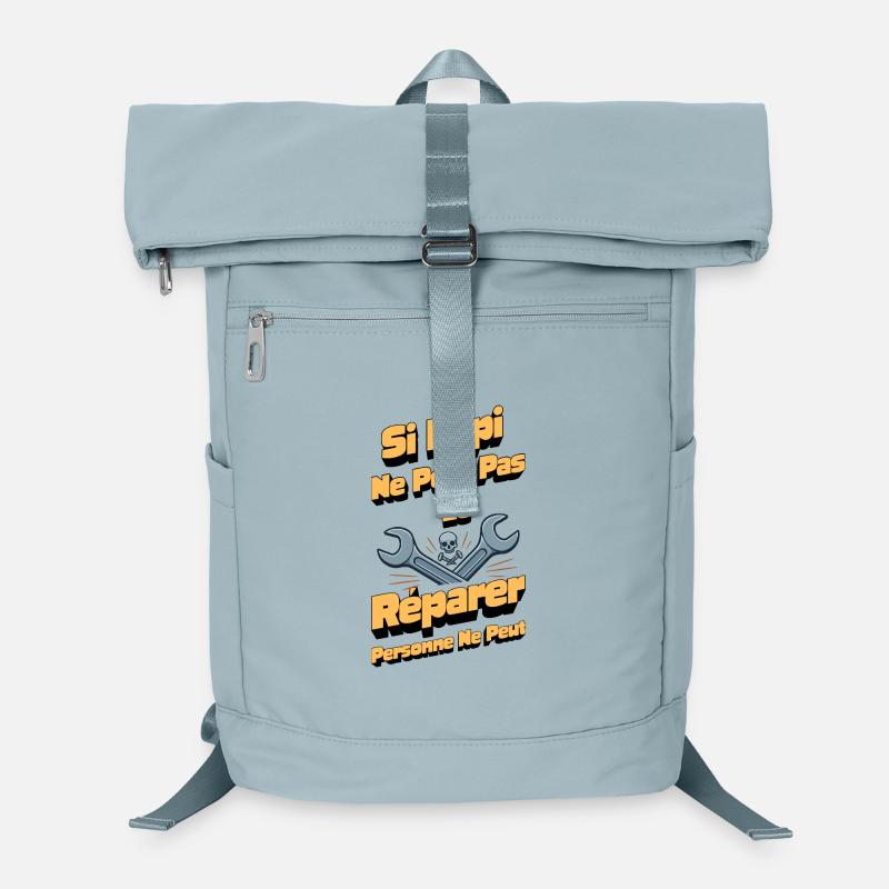 Papi Répare Tout Cadeau Humour Sac à dos ordinateur