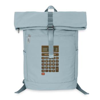 Calculateur d’énergie solaire rétro - Sac à dos ordinateur - bleu glacier - Devant