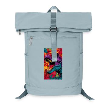 Dinosaurier - Laptop-Rucksack  - Eisblau - Vorne