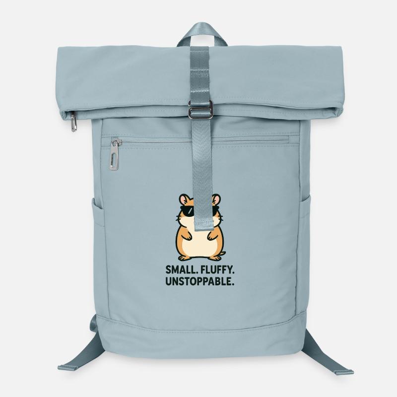 Petit hamster à la mode avec des lunettes de soleil Sac à dos ordinateur
